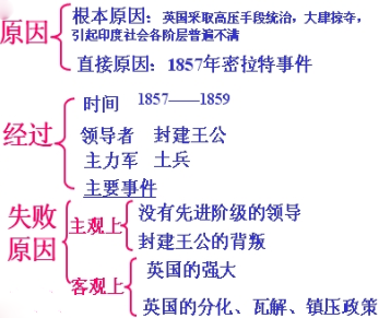 高中历史知识点:印度民族起义(章西女王)