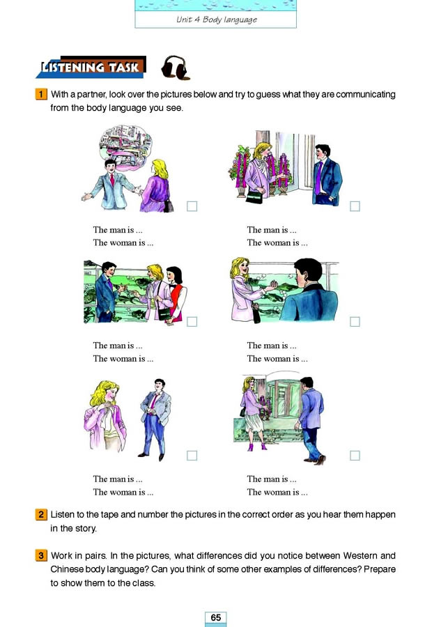 Unit 4Body language_94