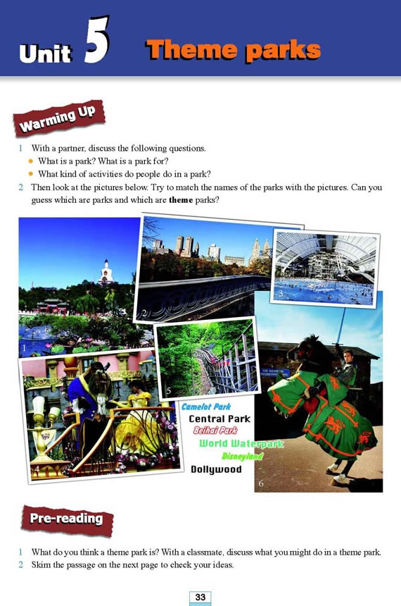 Unit 5Theme parks_51