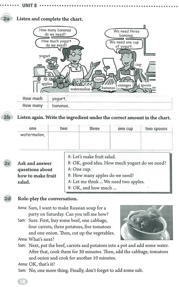 Unit 8 How do you make a banana milk shake?_82